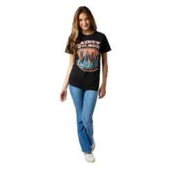 Lainey Wilson Country's Cool Again Women's Charcoal Crew Neck Short Sleeve T-shirt -Toys Sale Store GUEST 017f0697 4293 4981 adbe 16f0983c6083