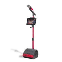FAO Schwarz Microphone With Stand And Tablet Holder