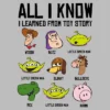 Men's Toy Story All I Know Are Characters T-Shirt