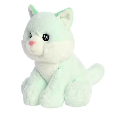 Aurora Small Neo Kitty Eco Nation Eco-Friendly Stuffed Animal Green 7" 4 Aurora Small Neo Kitty Eco Nation Eco-Friendly Stuffed Animal Green 7" - Image 4