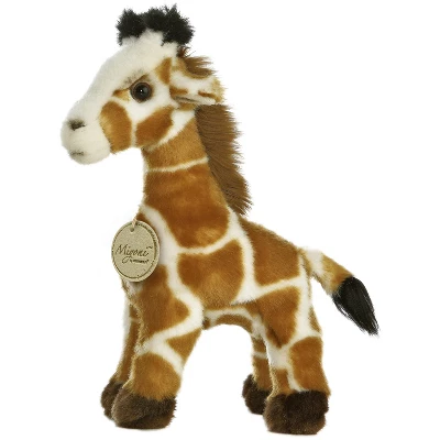 Aurora Miyoni 9" Giraffe Brown Stuffed Animal 1 Aurora Miyoni 9" Giraffe Brown Stuffed Animal