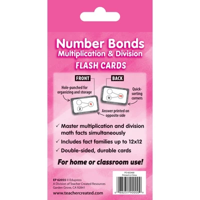 Edupress Number Bonds Multiplication And Division Flash Cards 2 Edupress Number Bonds Multiplication And Division Flash Cards - Image 2