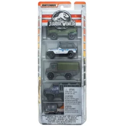 Fisher Price Fisher-Price Jurassic World Matchbox Die-Cast Vehicle 5-Pack | All Terrain Fleet