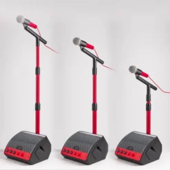 FAO Schwarz Microphone With Stand And Tablet Holder -Toys Sale Store GUEST 08de7e02 360d 48c6 862b badf58d5029c