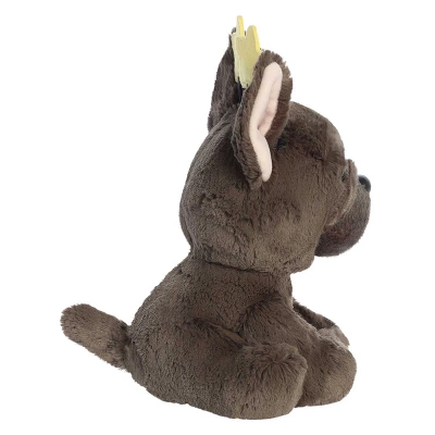 Aurora Medium Black Holiday Holiday Cheer 7.5" Jody French Bulldog Festive Stuffed Animal 2 Aurora Medium Black Holiday Holiday Cheer 7.5" Jody French Bulldog Festive Stuffed Animal - Image 2