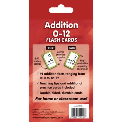 Edupress Addition 0-12 Flash Cards 2 Edupress Addition 0-12 Flash Cards - Image 2