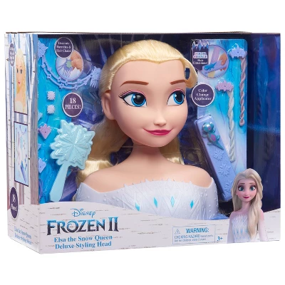Disney Frozen 2 Deluxe Elsa The Snow Queen Styling Head 17pc 3 Disney Frozen 2 Deluxe Elsa The Snow Queen Styling Head 17pc - Image 3