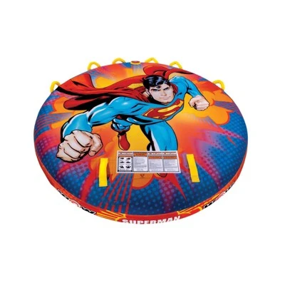 WOW Superman 1-3 Person Soft Top Towable Deck Tube 1 WOW Superman 1-3 Person Soft Top Towable Deck Tube