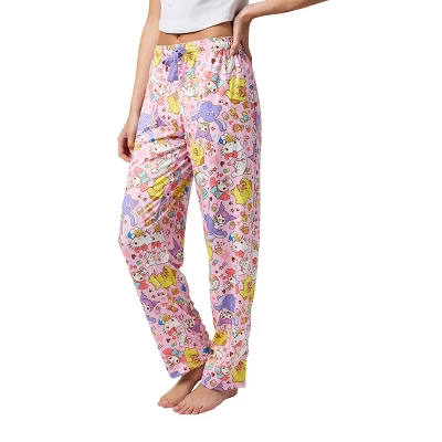 Hello Kitty & Friends All-Over Character Print Women's Pink Sleep Pajama Pants 1 Hello Kitty & Friends All-Over Character Print Women's Pink Sleep Pajama Pants