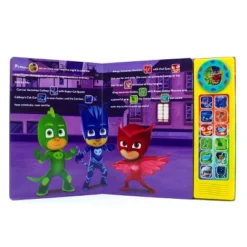 PJ Masks - It's Time To Be A Hero Custom Frame Sound Board Book - By Phoenix (Hardcover)
