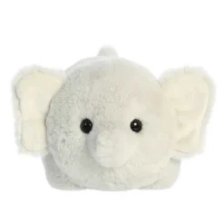 Aurora Medium Eri Elephant Spudsters Adorable Stuffed Animal Gray 10"