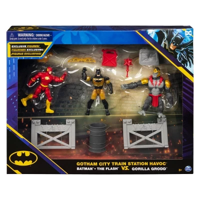 Batman DC Gotham City Train Station Havoc: Batman And The Flash Vs Gorilla Grodd Battle Pack (Target Exclusive) 1 Batman DC Gotham City Train Station Havoc: Batman And The Flash Vs Gorilla Grodd Battle Pack (Target Exclusive)