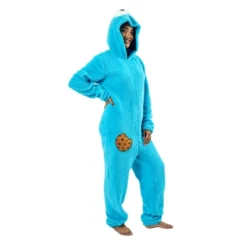 Sesame Street Cookie Monster Onesie Costume Union Suit With Hood -Toys Sale Store GUEST 1a153dbf b16d 44a1 9b9e ec5b383512e7