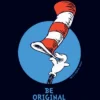 Dr. Seuss Cat In The Hat Be Original T-Shirt - Navy Blue - 2T