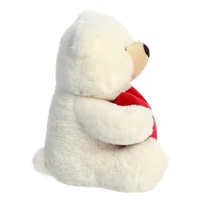 Aurora Valentines 6.5" Jolie Bear White Stuffed Animal 2 Aurora Valentines 6.5" Jolie Bear White Stuffed Animal - Image 2
