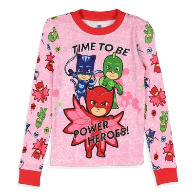 PJ Masks Toddler Girls' Gekko Catboy Owlette Title Logo Sleep Pajama Set Pink 1 PJ Masks Toddler Girls' Gekko Catboy Owlette Title Logo Sleep Pajama Set Pink