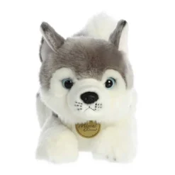 Aurora Miyoni 11" Husky Grey Stuffed Animal