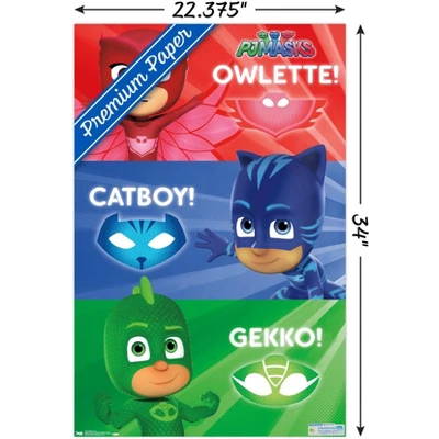 Trends International PJ Masks - Trio Unframed Wall Poster Prints 2 Trends International PJ Masks - Trio Unframed Wall Poster Prints - Image 2