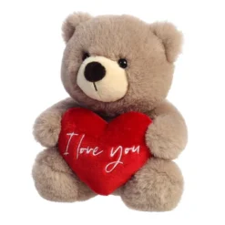 Aurora Valentines 6.5" Jolie Bear Brown Stuffed Animal -Toys Sale Store GUEST 240d839b 99d7 47e9 9d86 a4a319a89e64