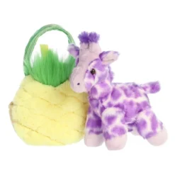 Aurora Small Pineapple Giraffe Fancy Pals Fashionable Stuffed Animal Purple 8" -Toys Sale Store GUEST 251fbd44 f47c 4ba3 9cb2 f9f1c9cf4134