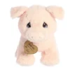 Aurora Small Bacon Piggy Precious Moments Inspirational Stuffed Animal Pink 9"