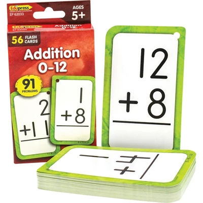 Edupress Addition 0-12 Flash Cards 1 Edupress Addition 0-12 Flash Cards