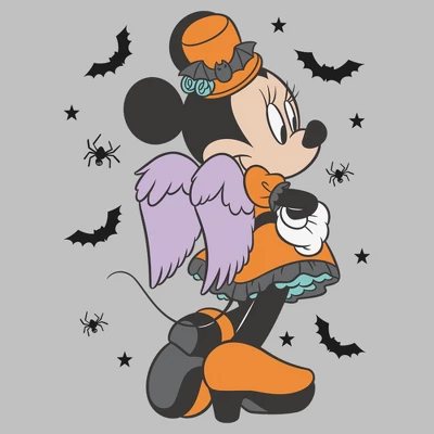 Womens Minnie Mouse Halloween Angel Orange Costume Pose T Shirt 1 Womens Minnie Mouse Halloween Angel Orange Costume Pose T Shirt