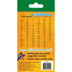 Teacher Created Resources Pete The Cat Sight Words Flash Cards