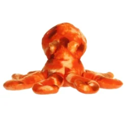 Aurora Medium Octopus Destination Nation Adventurous Stuffed Animal Orange 10.5"