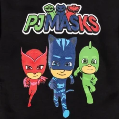 PJ Masks Catboy Owlette Gekko Toddler Boys Fleece Pullover Hoodie Black