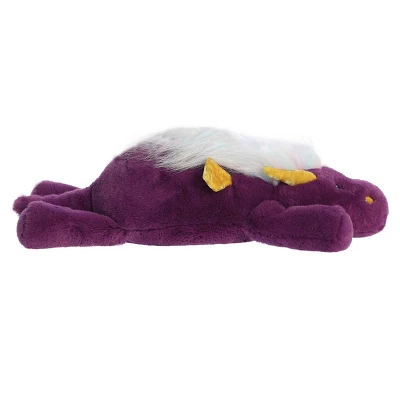 Aurora Large Purple Dragon Snoozles Laid-back Stuffed Animal 17" 2 Aurora Large Purple Dragon Snoozles Laid-back Stuffed Animal 17" - Image 2