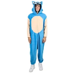 Sonic The Hedgehog Sonic Adult Hooded Kigurumi Onesie Costume Union Suit -Toys Sale Store GUEST 2d53fe33 8a8a 4a83 9f1d 8f886907fd28