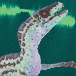 Jurassic Park Puff Print Logo & Velociraptors Adult Green Tie-Dye Sweatpants -Toys Sale Store GUEST 2e4c2a6a ae1f 4dd0 a149 68327b11e870