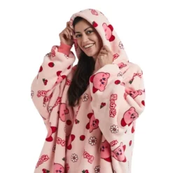 Adult Kirby Oversized Hoodie Blanket Wearable Blanket-OSFA -Toys Sale Store GUEST 2ede46a9 622c 4b99 b34c 02967c94df25