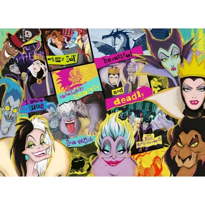Trefl Disney Villians Jigsaw Puzzle - 1000pc 2 Trefl Disney Villians Jigsaw Puzzle - 1000pc - Image 2