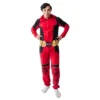Deadpool Superhero Costume Unisex Hooded Onesie Union Suit