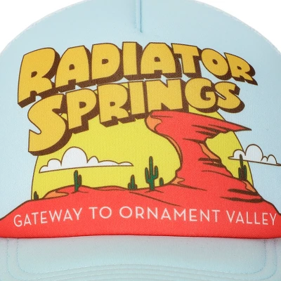 Disney Pixar Cars Disney Radiator Springs Light Blue Trucker Hat 6 Disney Pixar Cars Disney Radiator Springs Light Blue Trucker Hat - Image 6