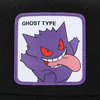 Pokemon Gengar Black Trucker Hat 2 Pokemon Gengar Black Trucker Hat - Image 2