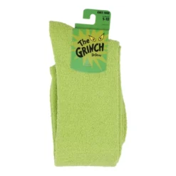The Grinch Character Face Women's Green Chenille Knee High Socks -Toys Sale Store GUEST 3723b63c b4d7 4008 be15 b9ff7d5fe5ce