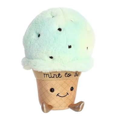 Aurora Val Sayings 8" Mint To Be Ice Cream Green Stuffed Animal 1 Aurora Val Sayings 8" Mint To Be Ice Cream Green Stuffed Animal