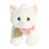 Aurora Small Cassie Kitten Precious Moments Inspirational Stuffed Animal White 9"