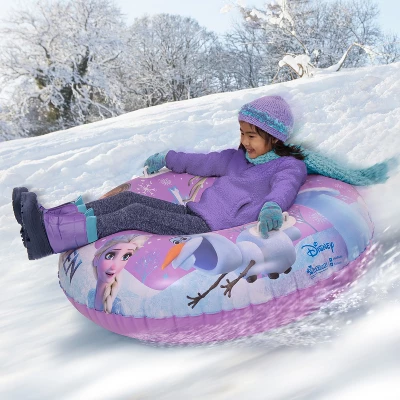 GoFloats 44 Inch Winter Snow Tube - Disney Frozen - The Ultimate Sled And Toboggan 2 GoFloats 44 Inch Winter Snow Tube - Disney Frozen - The Ultimate Sled And Toboggan - Image 2