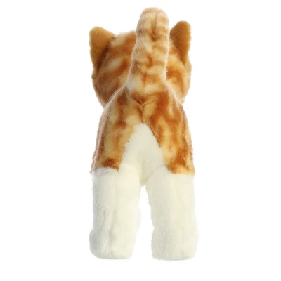 Aurora Miyoni 10" Orange Tabby Cat Orange Stuffed Animal 3 Aurora Miyoni 10" Orange Tabby Cat Orange Stuffed Animal - Image 3