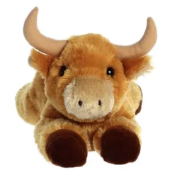Aurora Flopsie 12" Toro Bull Brown Stuffed Animal