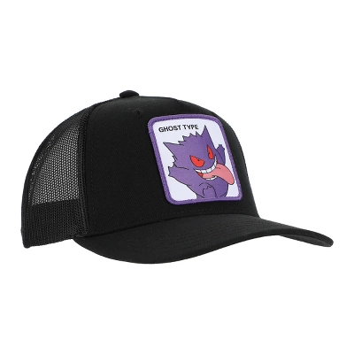 Pokemon Gengar Black Trucker Hat 3 Pokemon Gengar Black Trucker Hat - Image 3