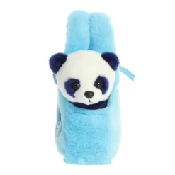 Aurora Small Glitter Panda Fancy Pals Fashionable Stuffed Animal White 8"