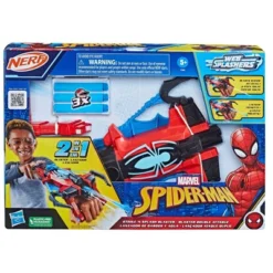 Marvel Spider-Man NERF Strike 'N Splash Toy Blaster