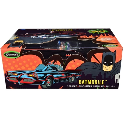 Skill 2 Snap Model Kit 1966 Batmobile W/Batman & Robin Figurines "Batman" (1966-1968) TV Series 1/25 Scale Model By Polar Lights 2 Skill 2 Snap Model Kit 1966 Batmobile W/Batman & Robin Figurines "Batman" (1966-1968) TV Series 1/25 Scale Model By Polar Lights - Image 2