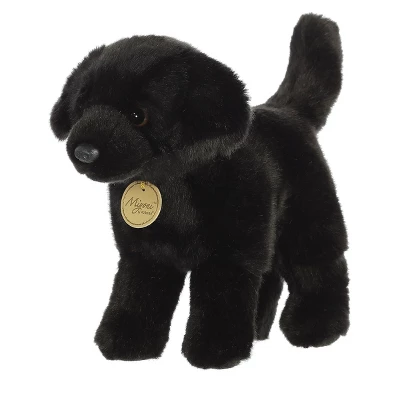 Aurora Miyoni 10" Black Labrador Black Stuffed Animal 4 Aurora Miyoni 10" Black Labrador Black Stuffed Animal - Image 4