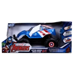 Marvel Captain America Shield Attack RC Vehicle 1:14 Scale - Blue